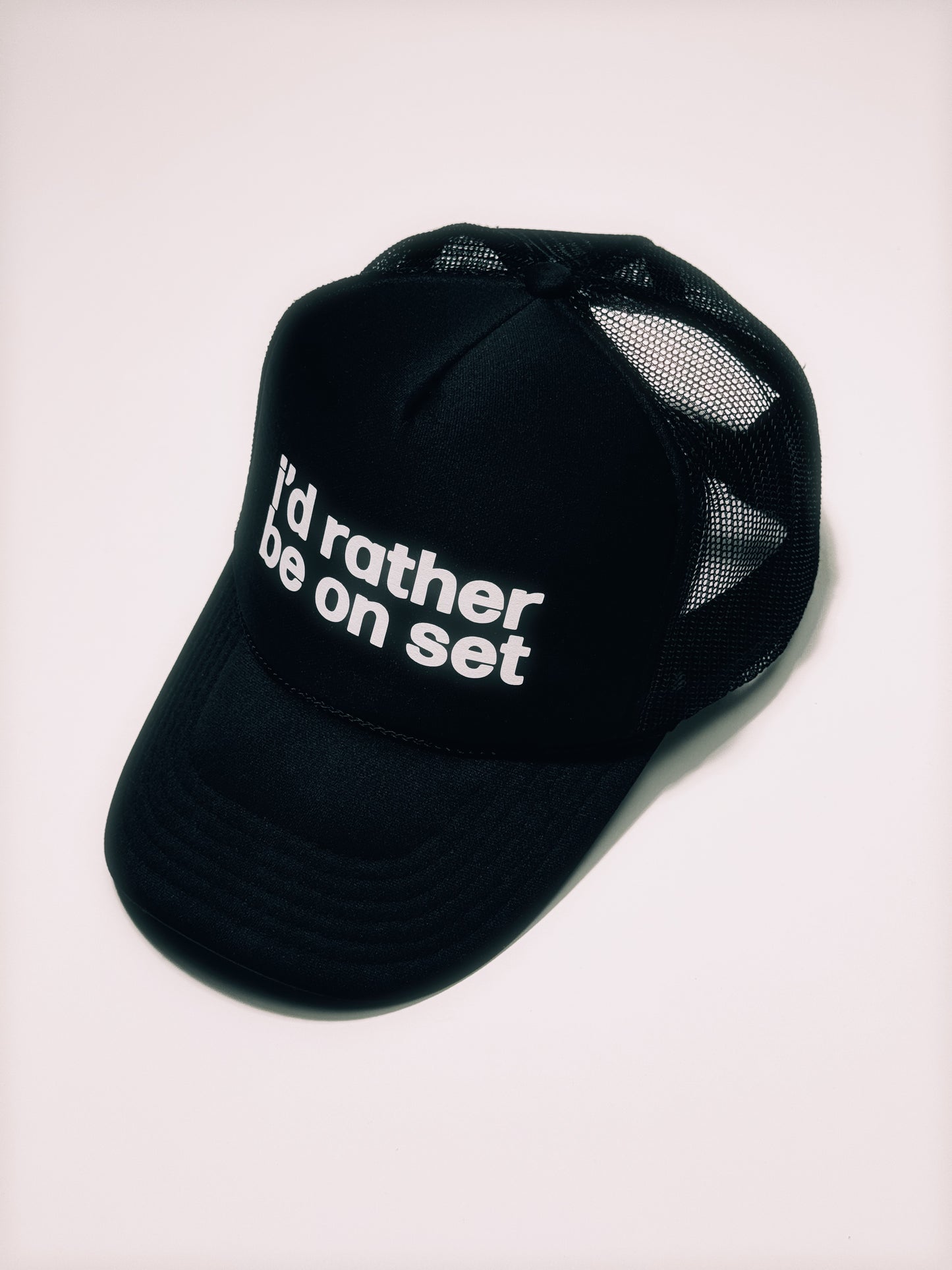 I'd rather be on set (Trucker Hat)